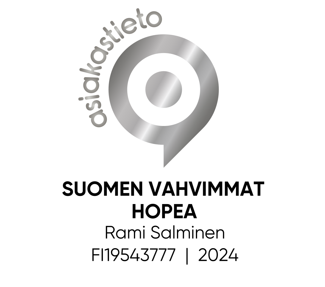 Suomen vahvimmat hopea logo.